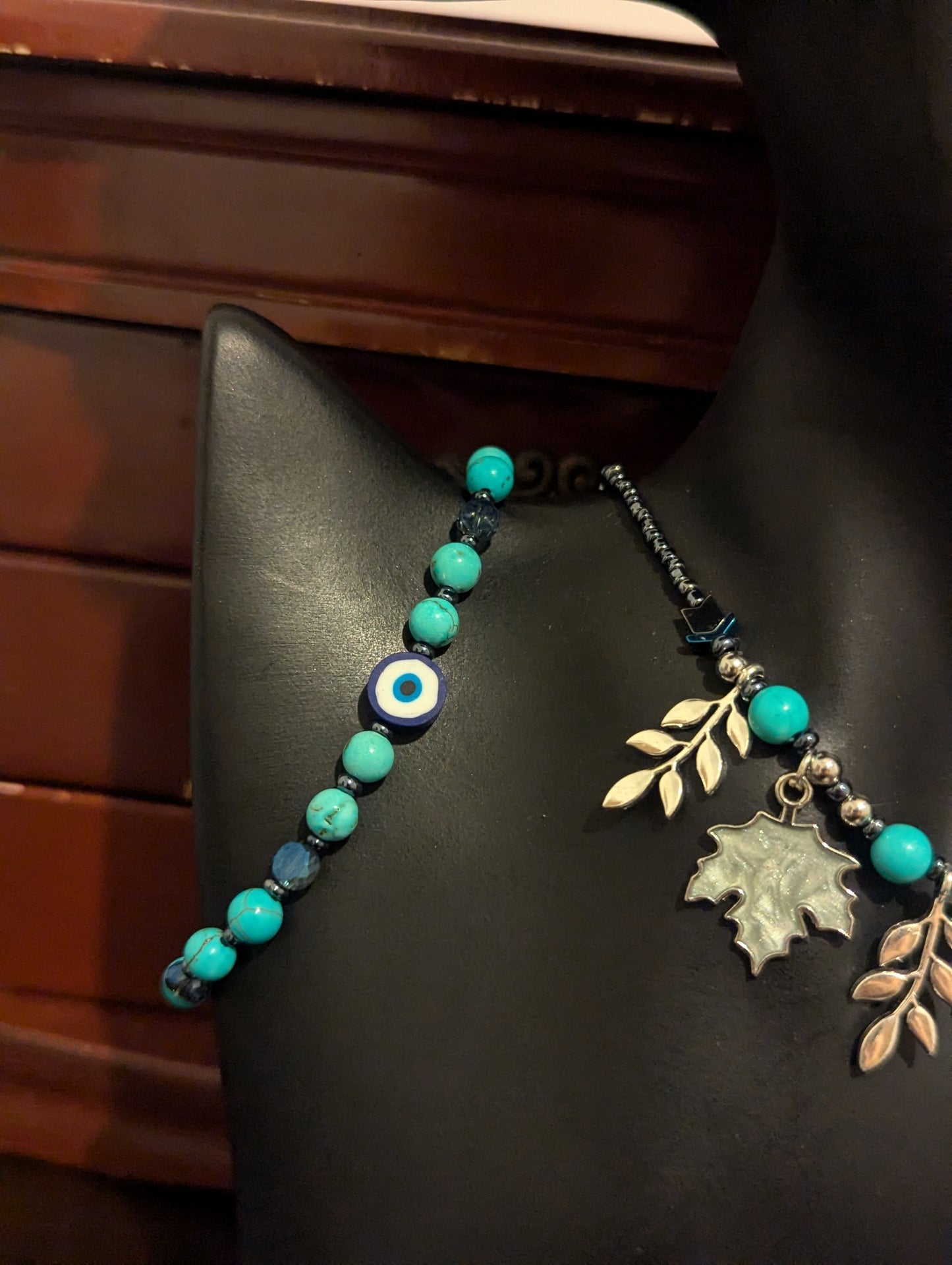 Light Blue Magen David Leafy Set