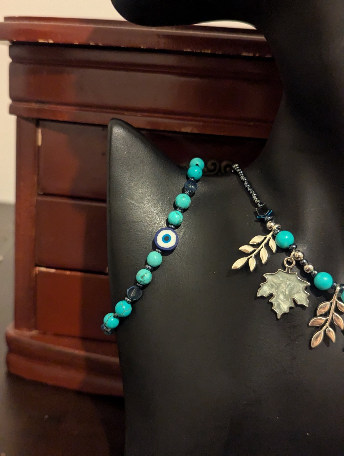 Light Blue Magen David Leafy Set