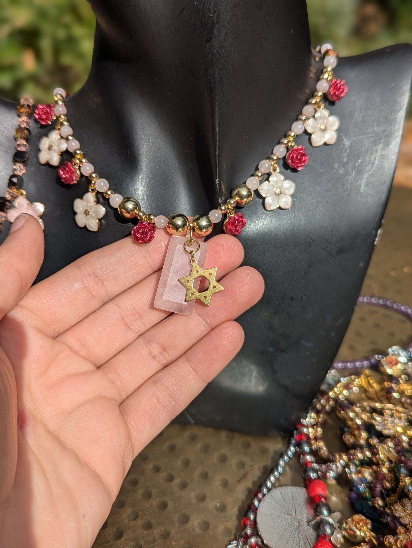 Rose Quartz Romantic Garden Set