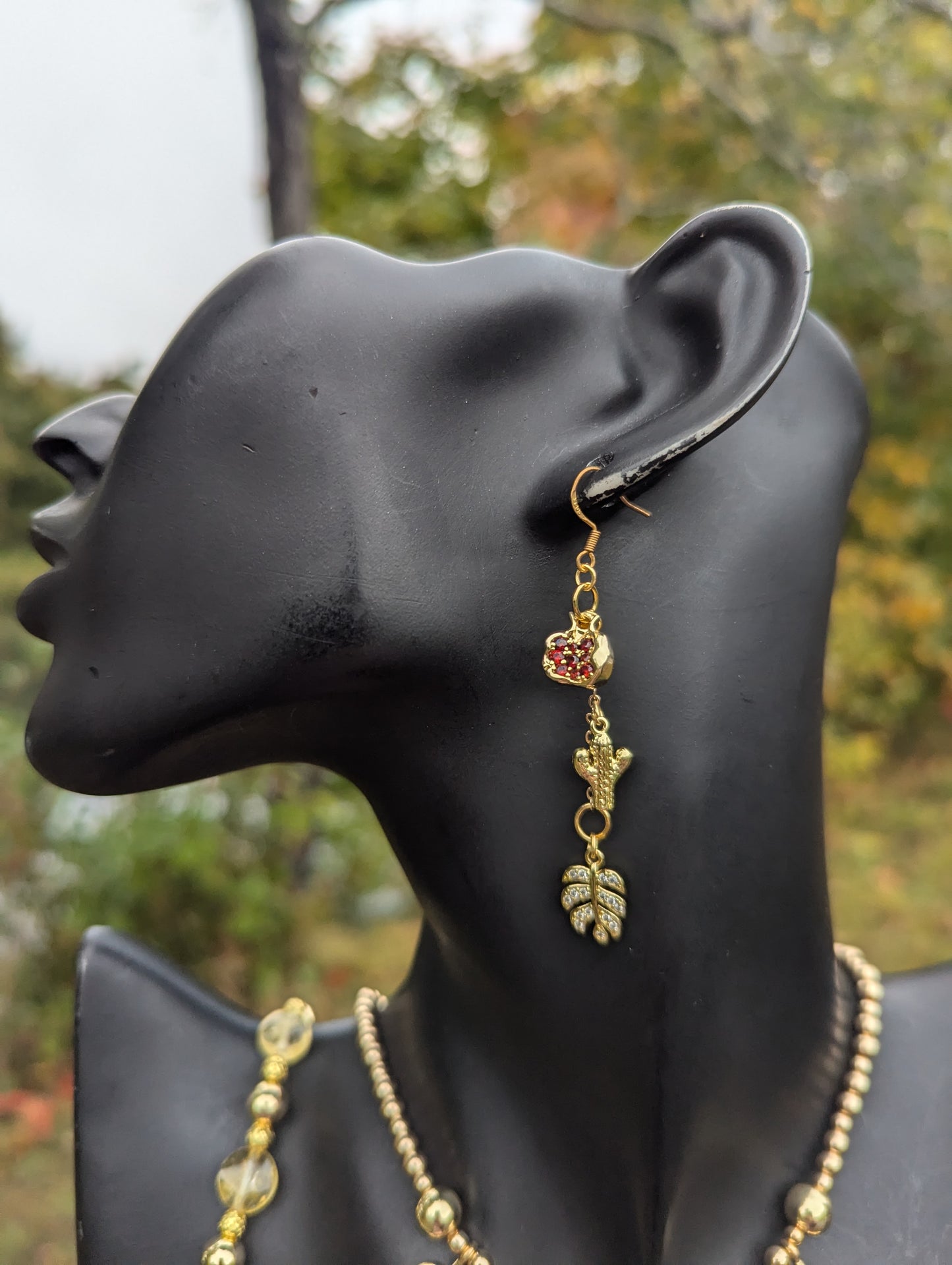 Statement Piece with Gold Plated Zirconia Magen David