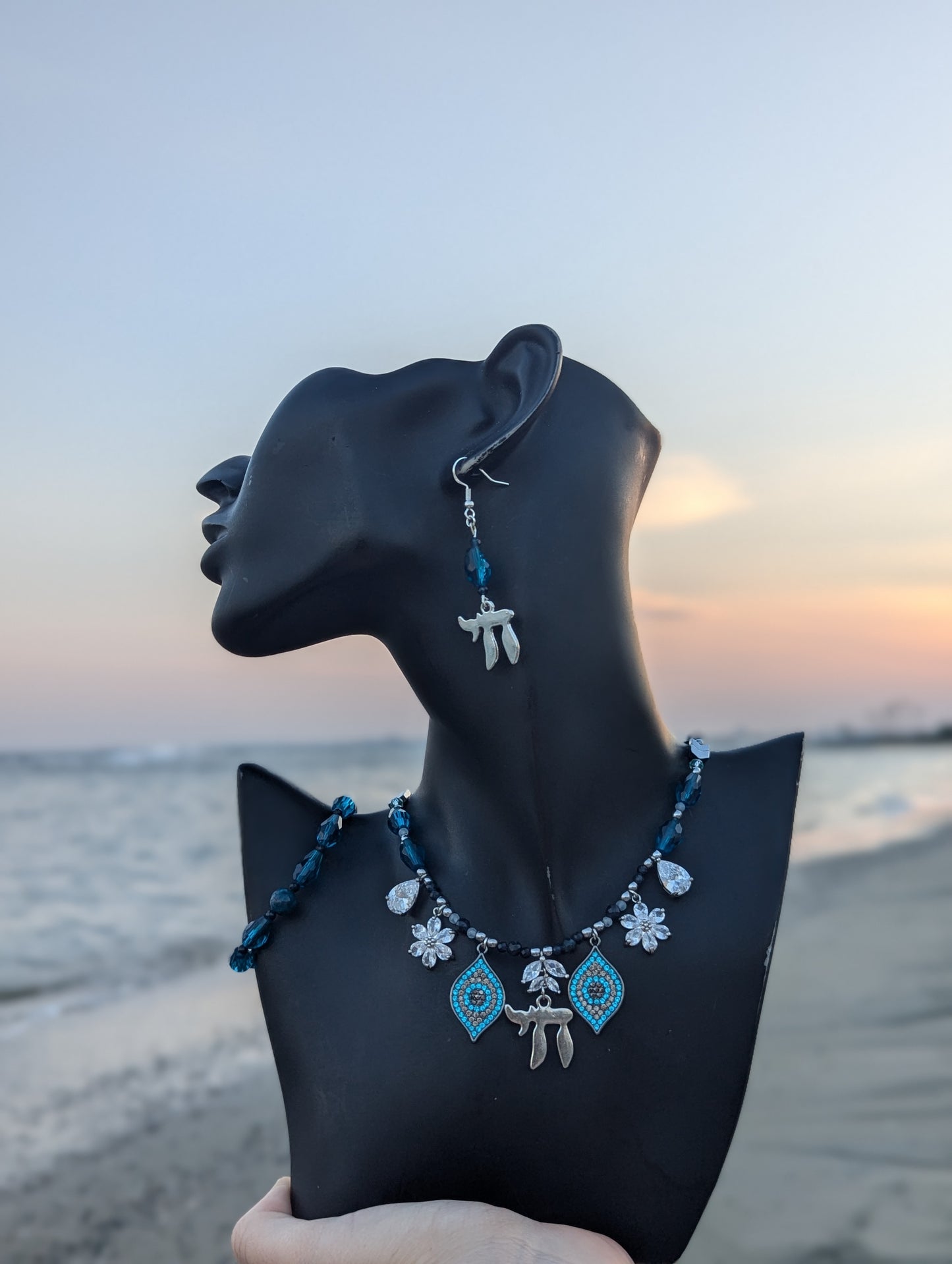 Chai & Blue Gemstones Set