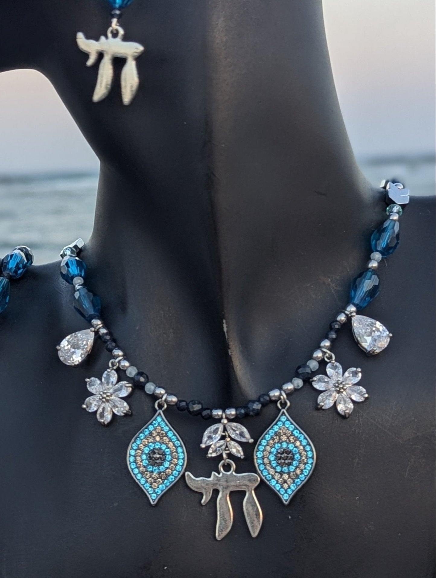Chai & Blue Gemstones Set