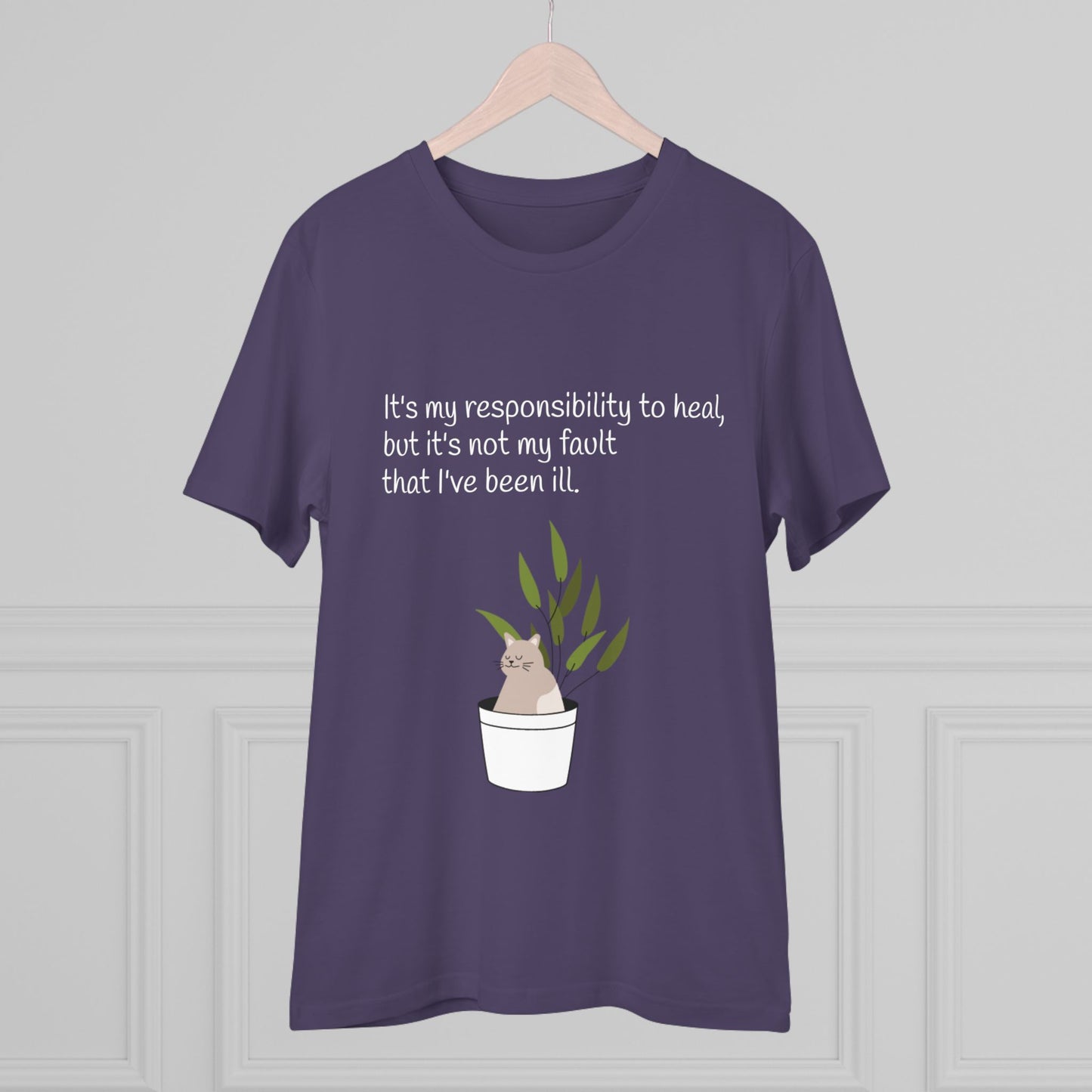 It's my Responsibility to Heal. Cat Plant T-Shirt