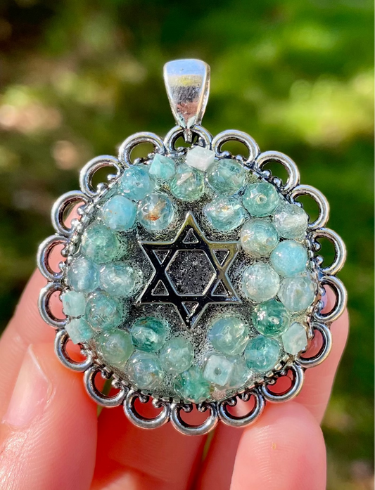 Kyanite Amazonite Gemstones Magen David
