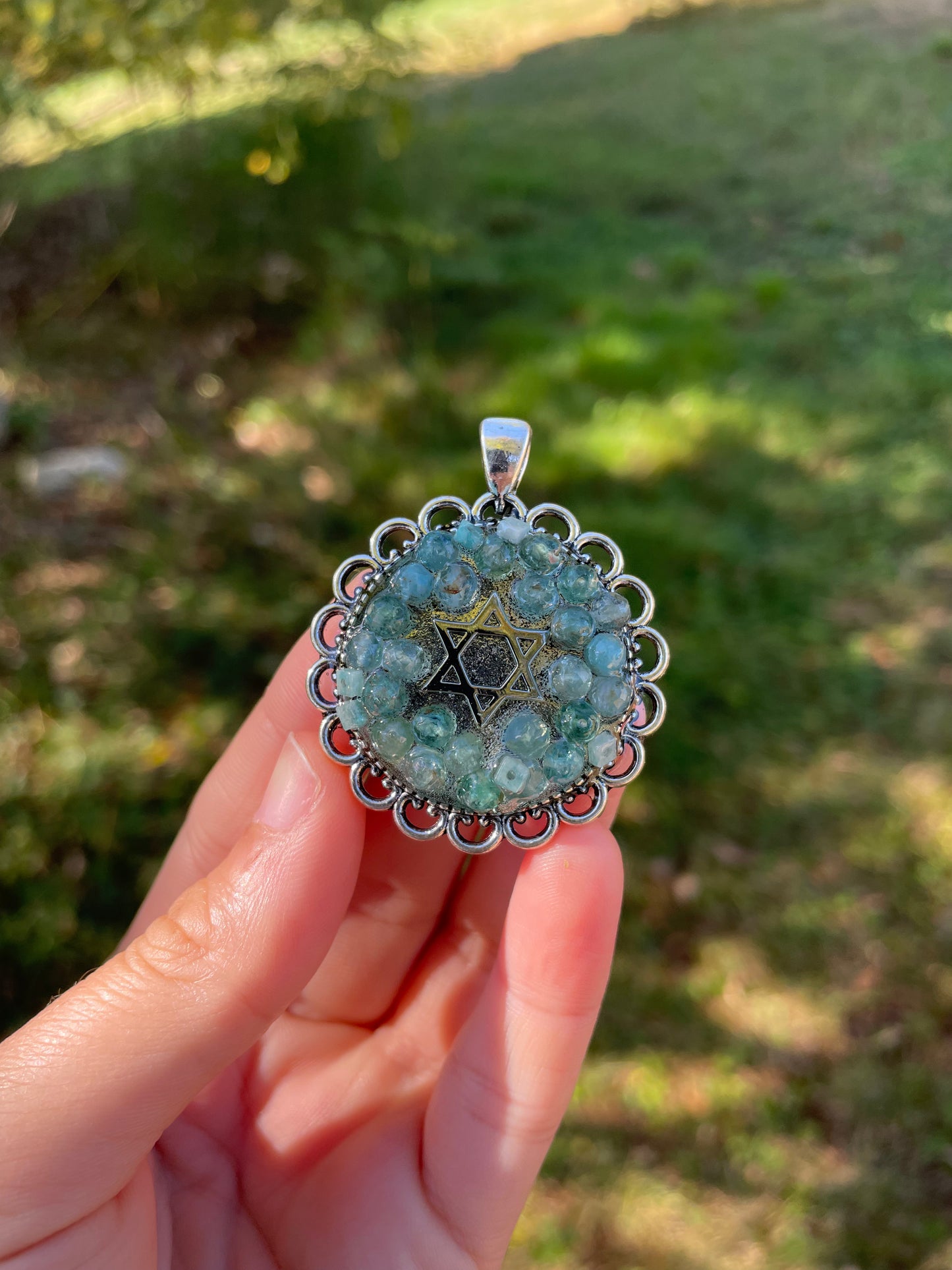 Kyanite Amazonite Gemstones Magen David