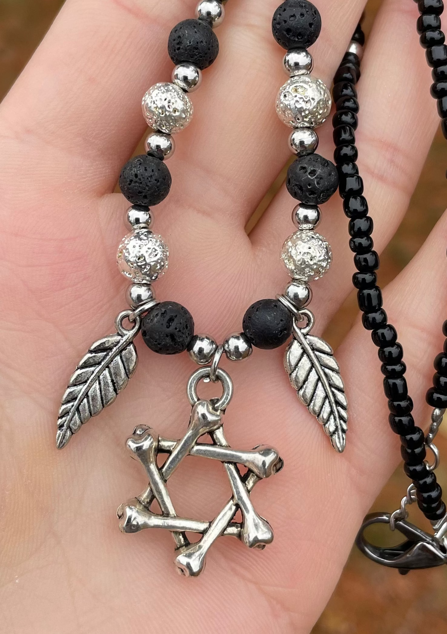 Bones Magen David Necklace