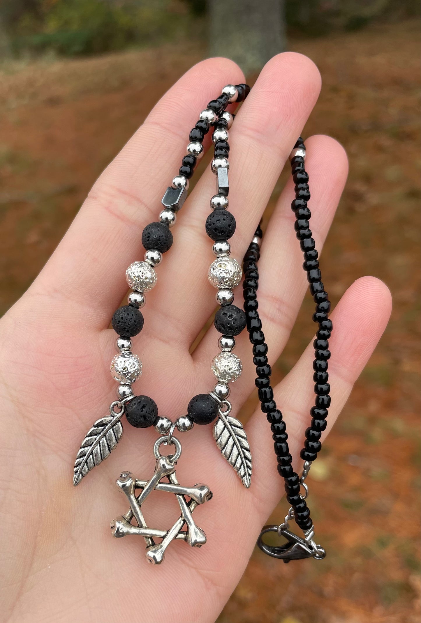 Bones Magen David Necklace