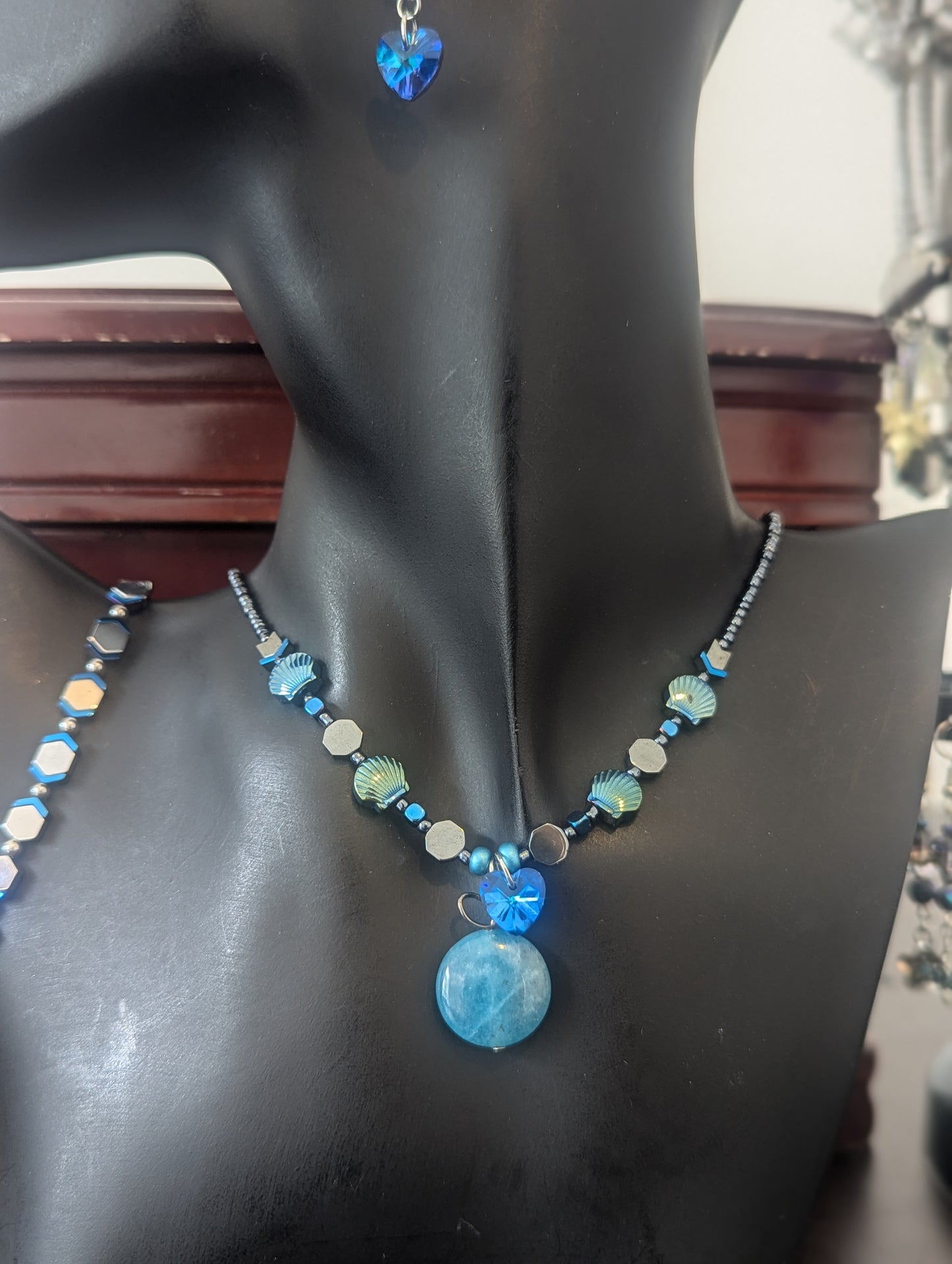 AMERICA East Coast Ocean Blue Agate Set