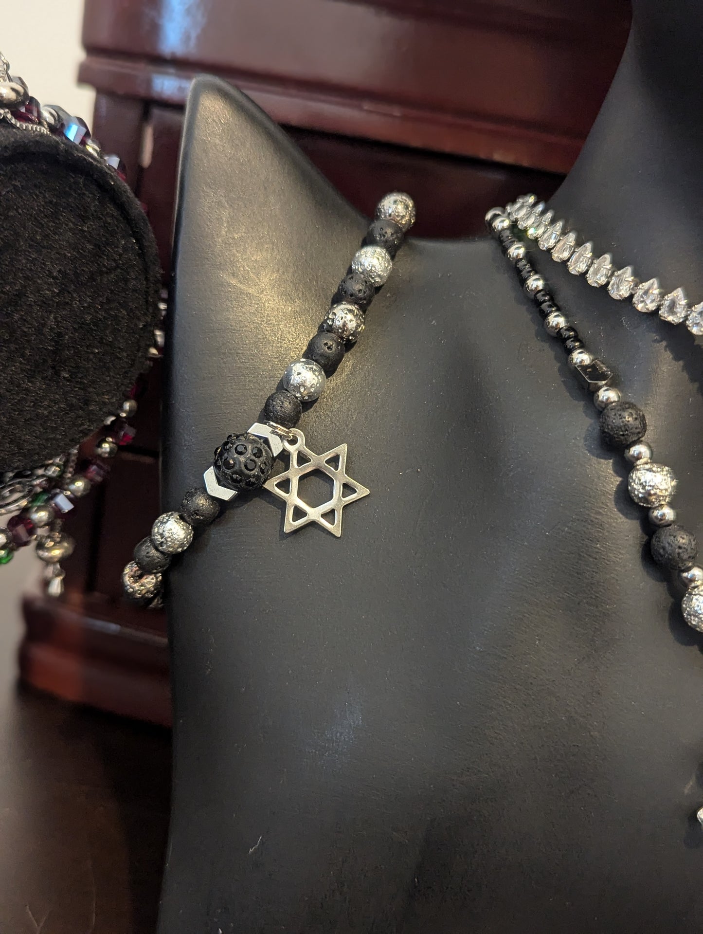 ISRAEL Bone Magen David Set