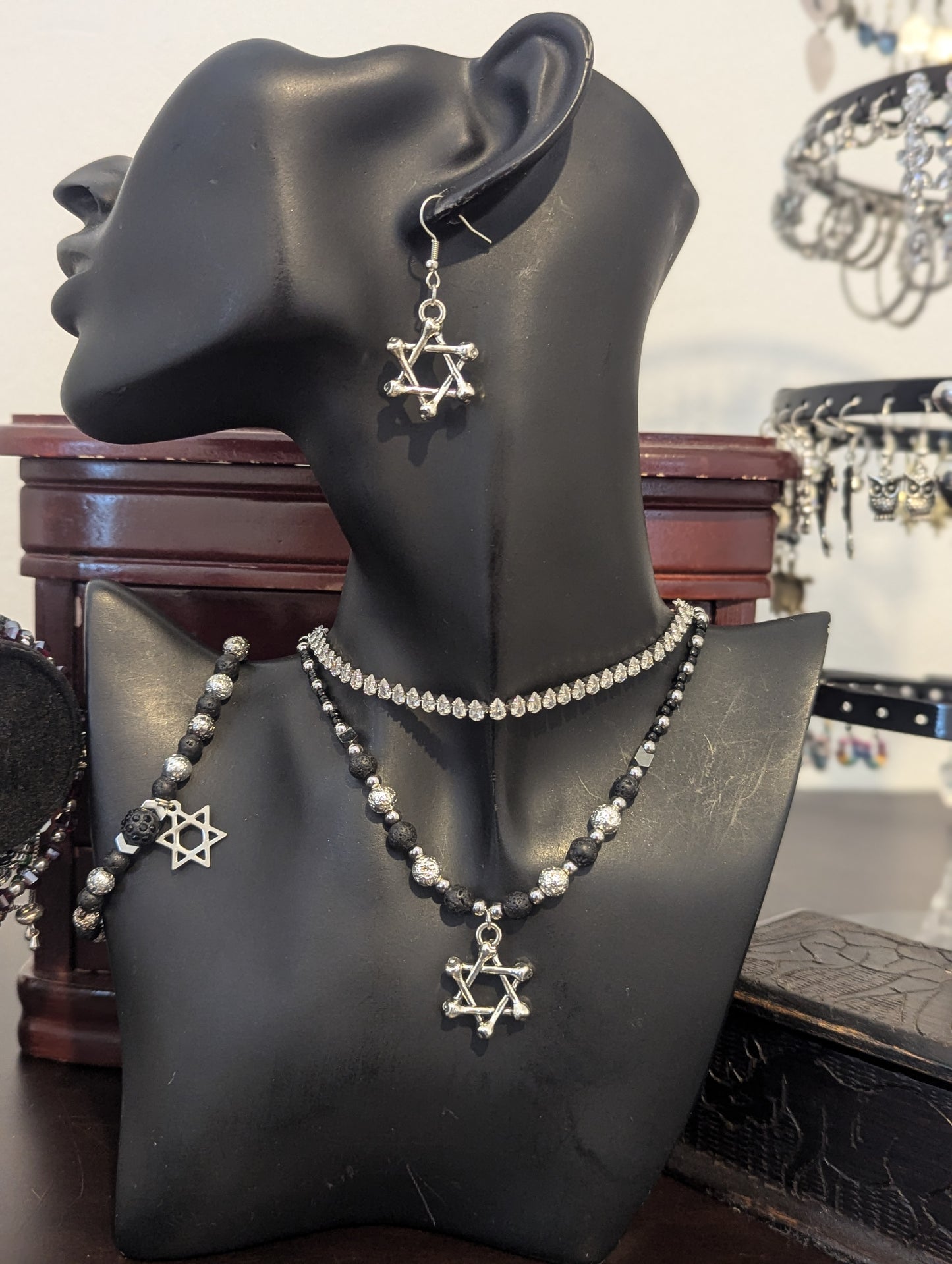 ISRAEL Bone Magen David Set