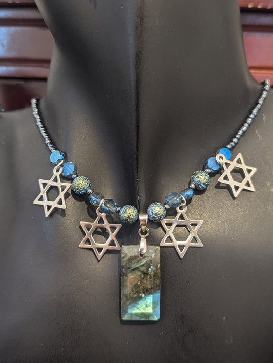 Labradorite Jewish Shine Set