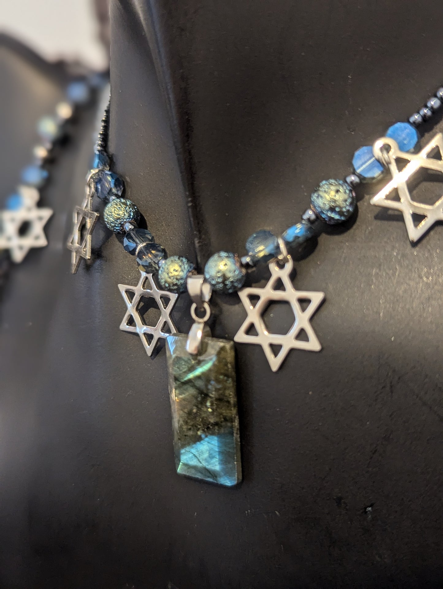 ISRAEL Labradorite Jewish Shine Set