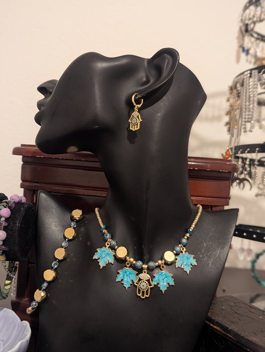 Hamsa and Blue Maple