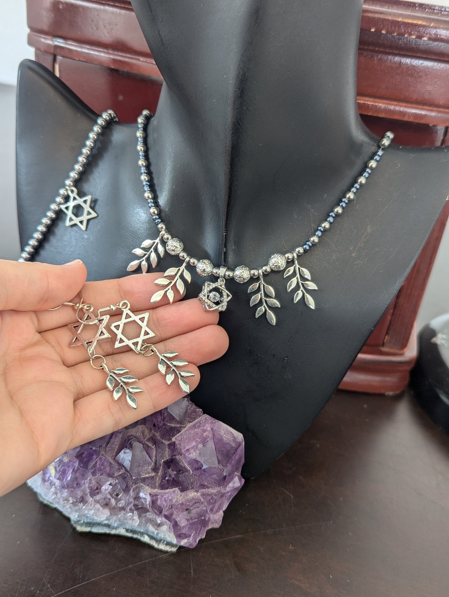 ISRAEL Pure Magen David Leafy Set