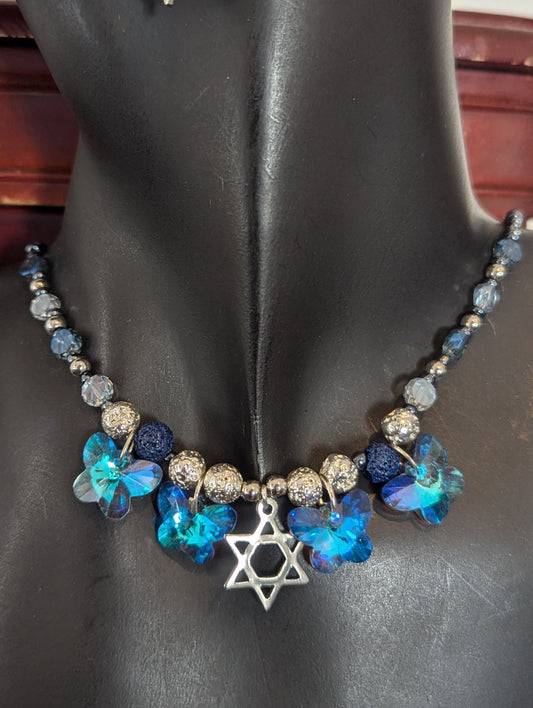 Butterflies Magen David Set