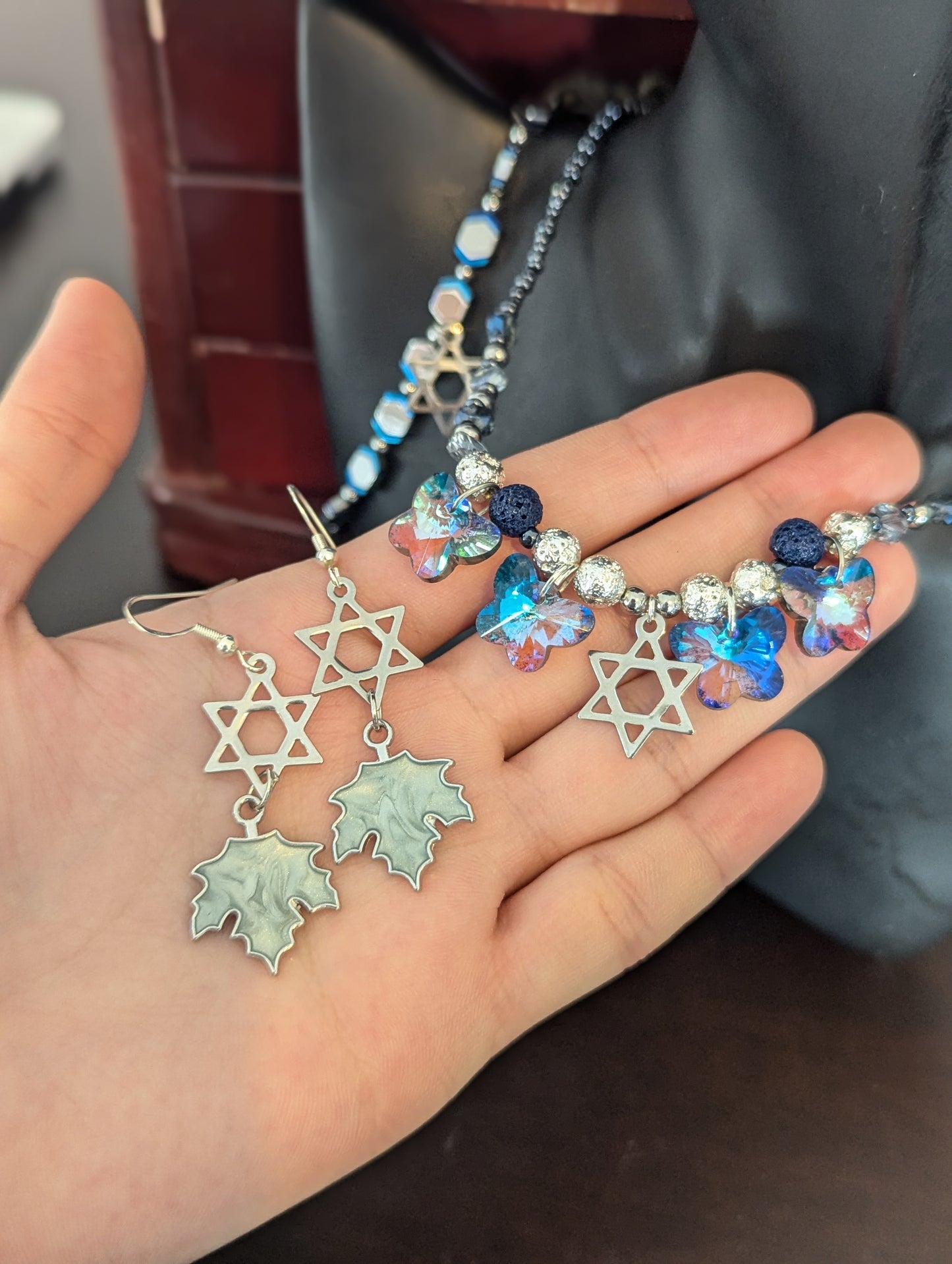 ISRAEL Butterflies Magen David Set