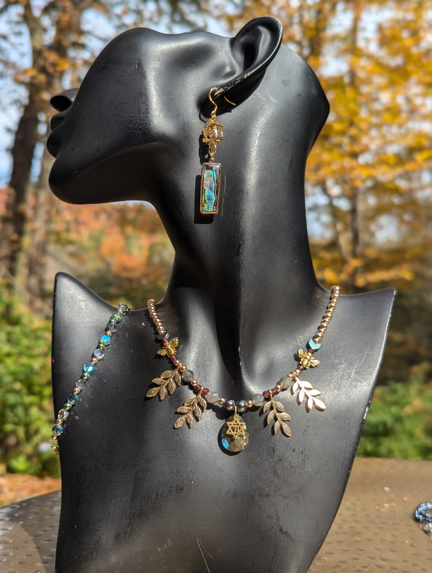 Chai, Labradorite and Bees Set