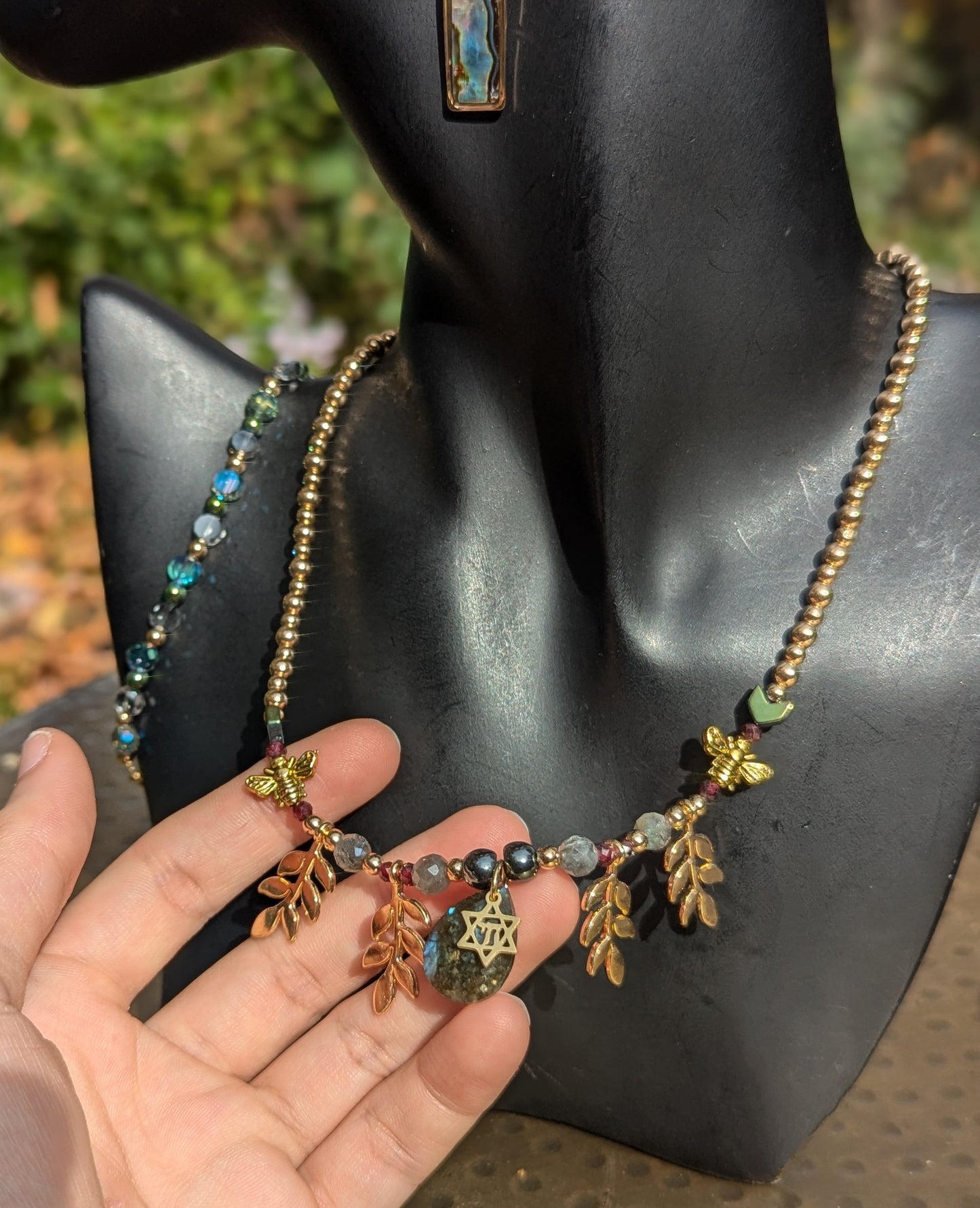 Chai, Labradorite and Bees Set