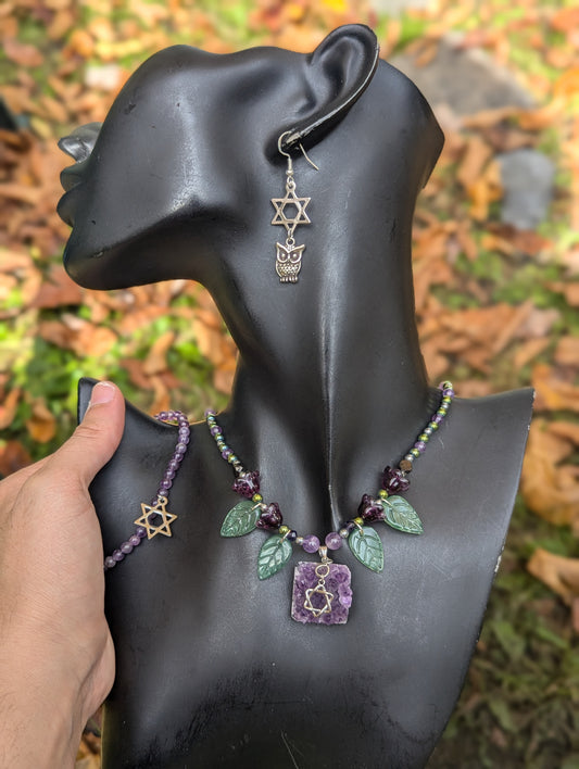 Amethyst and Bell Flowers Set