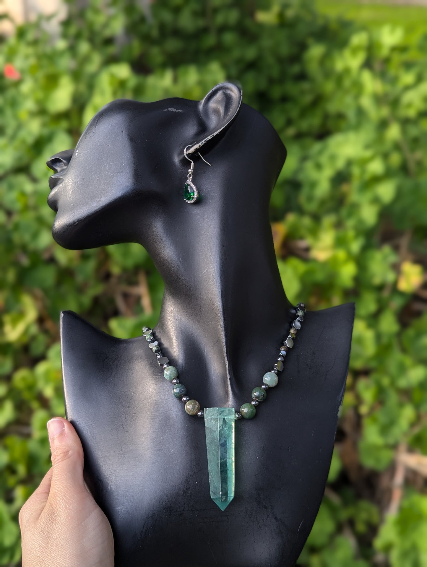 Fluorite Pillar Set (unisex)