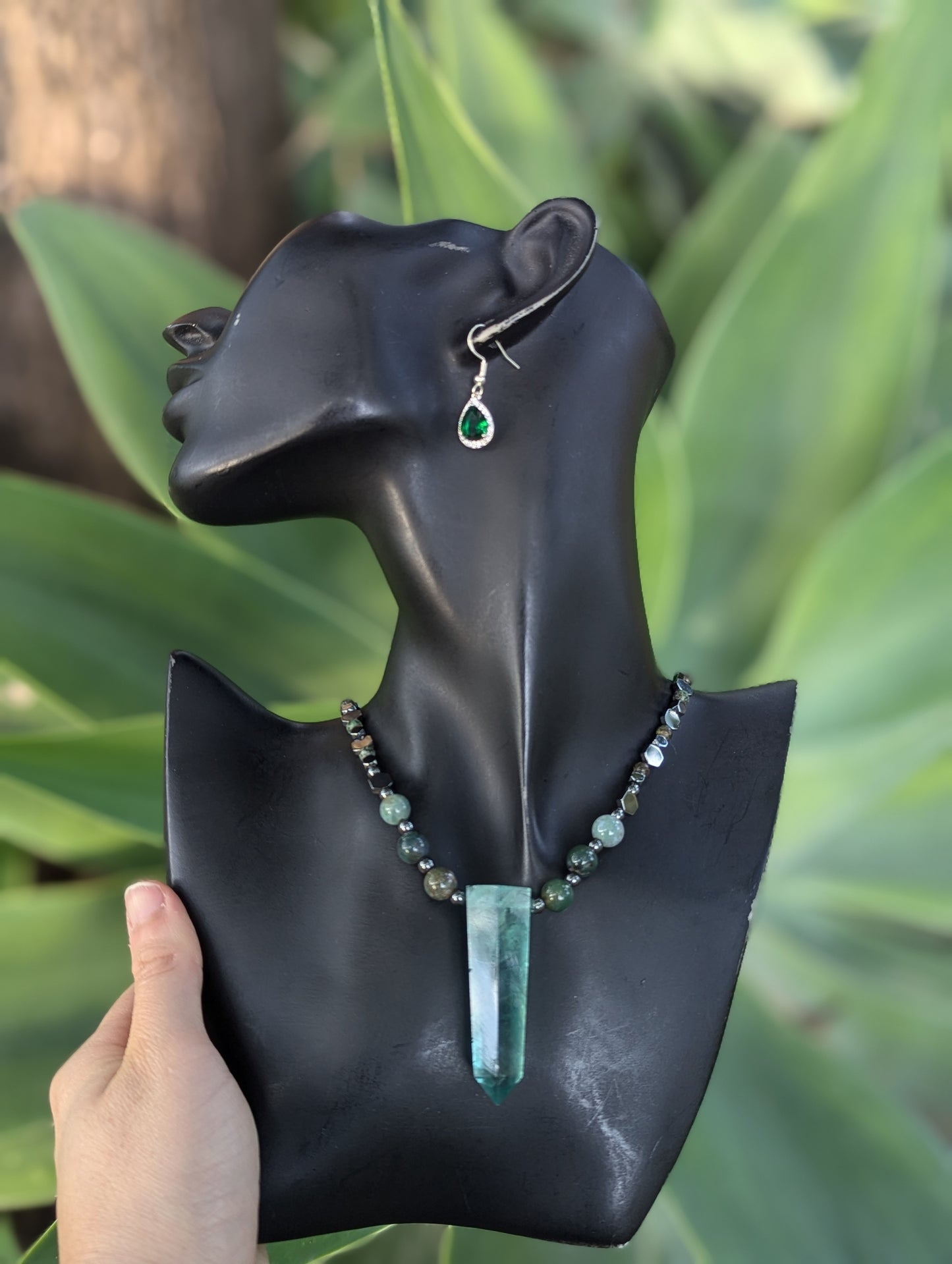 Fluorite Pillar Set (unisex)