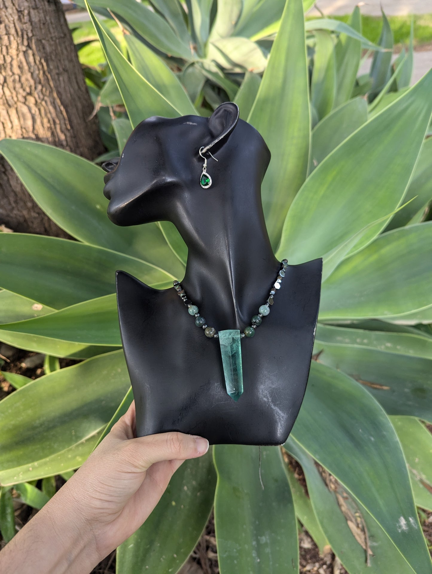 Fluorite Pillar Set (unisex)