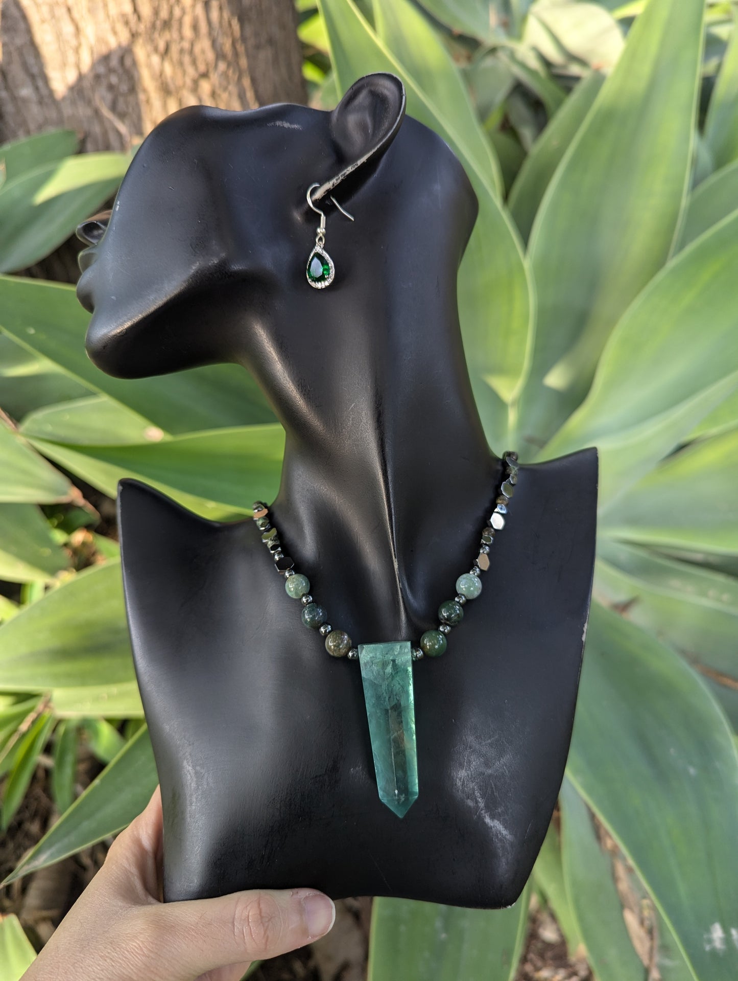 Fluorite Pillar Set (unisex)