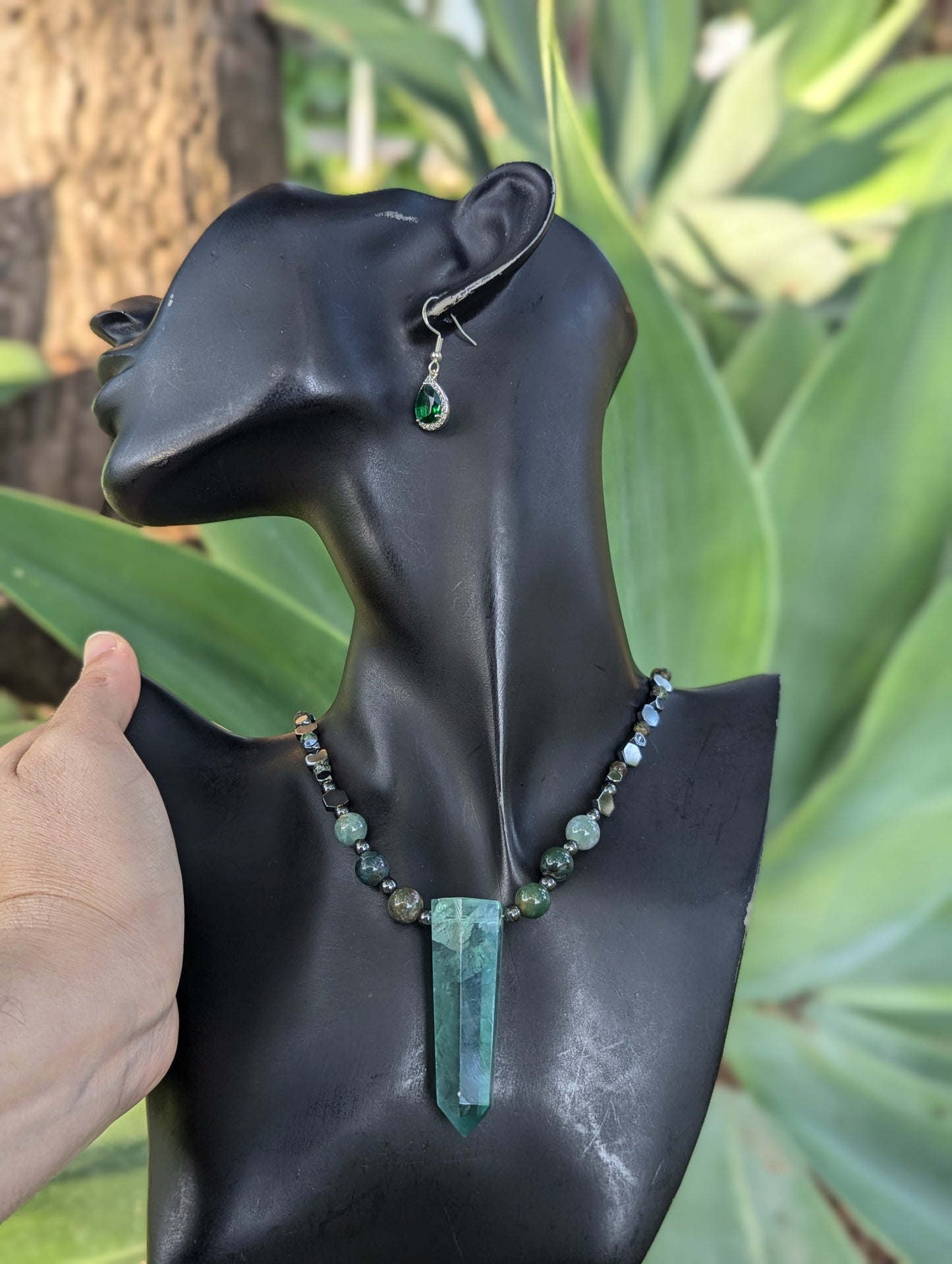 Fluorite Pillar Set (unisex)