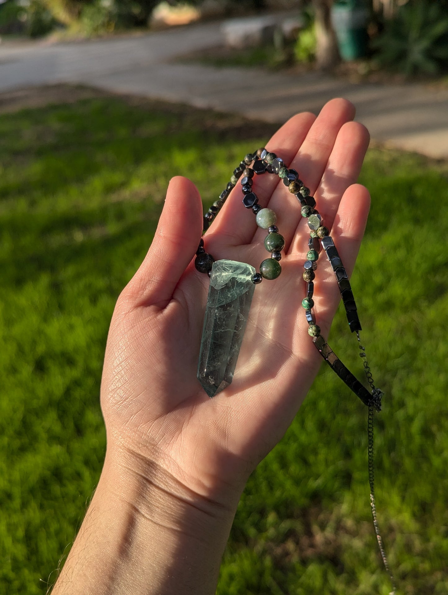 Fluorite Pillar Set (unisex)