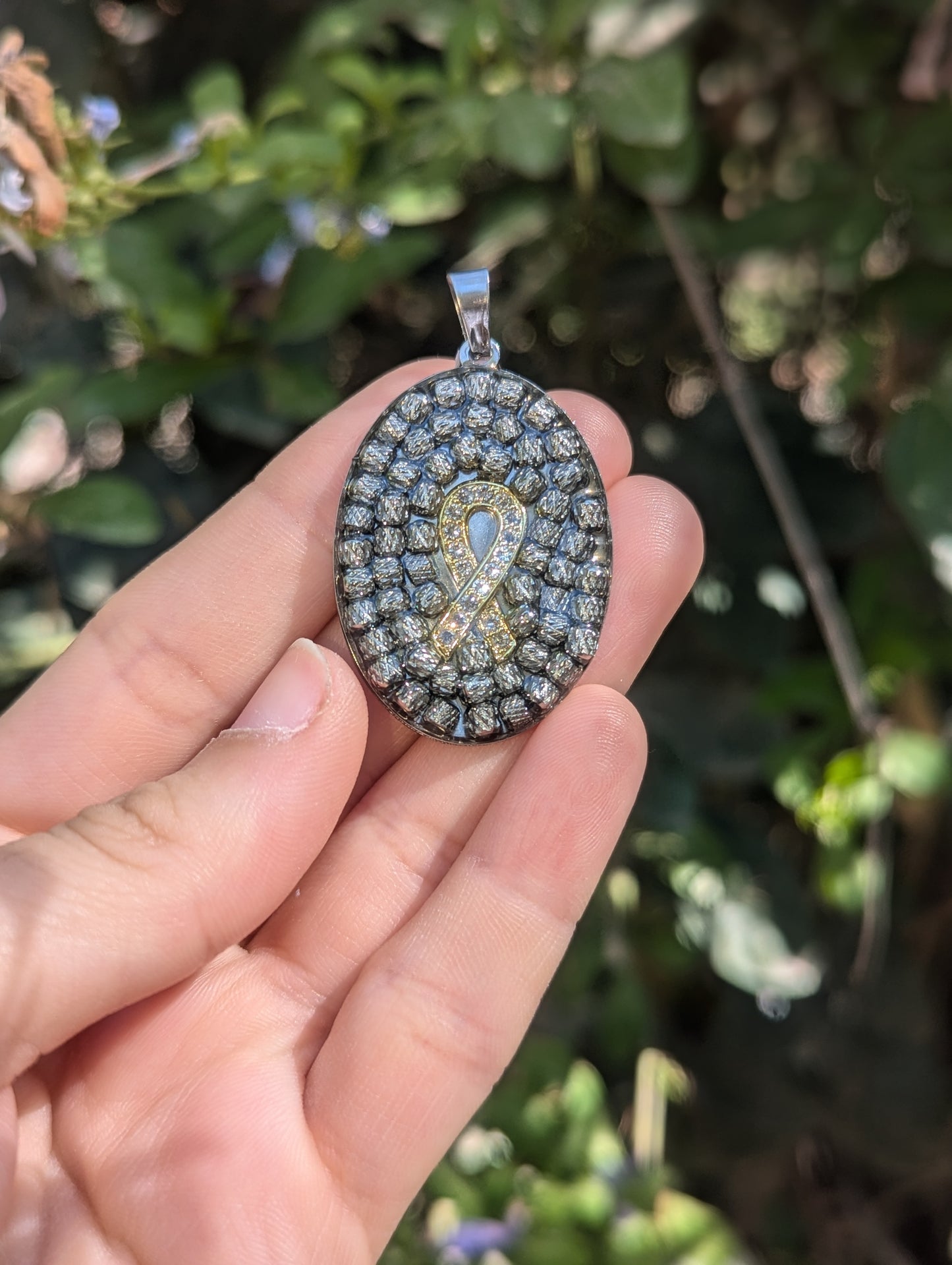 Ribbon Stainless Steel Pendant