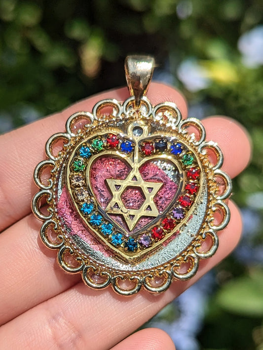 Jewish and Queer Pendant 1